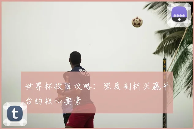 世界杯投注攻略:深度剖析买赢平台的核心要素